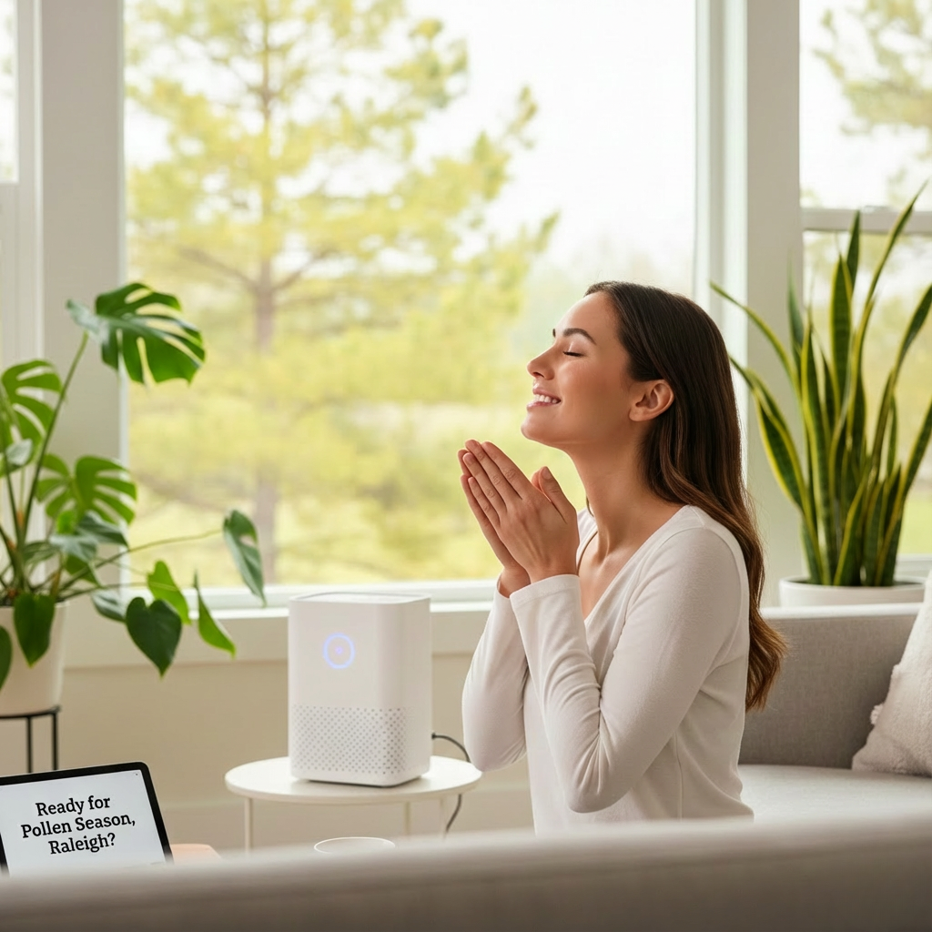 Is Your Raleigh Home Ready for “The Pollening”? Improve Your Indoor Air Quality Now